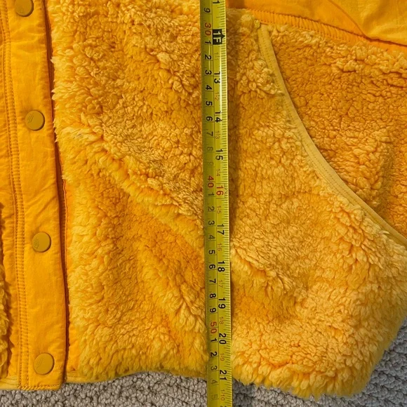 Free People Adventure Awaits Fleece Jacket Small Orangeade NWT - Picture 7 of 10